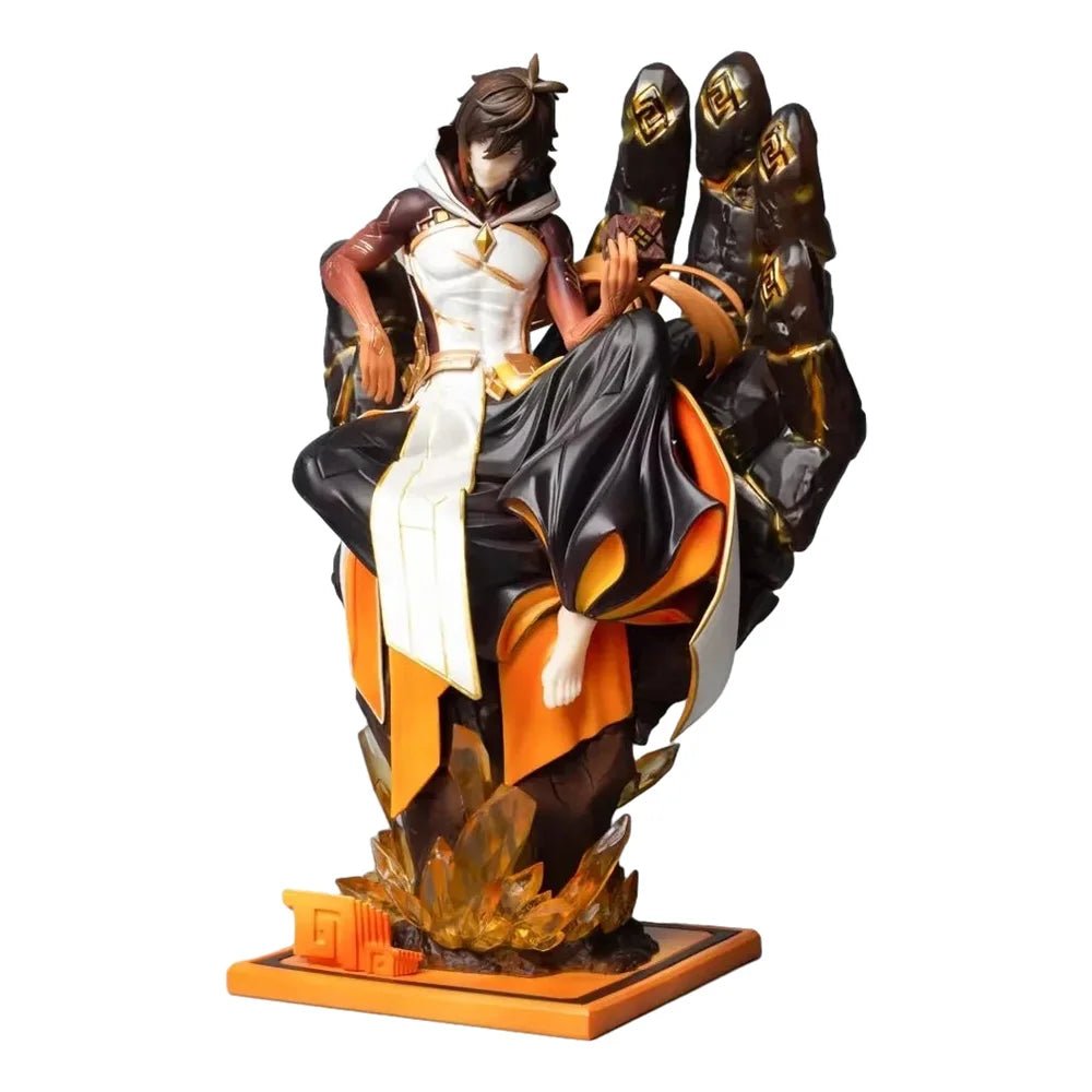 Figura de Acción Genshin Impact - Zhongli Sentado 26CM PVC | Figuras Anime Costa Rica, Modelo de Colección y Regalo Premium - Tico Ofertas