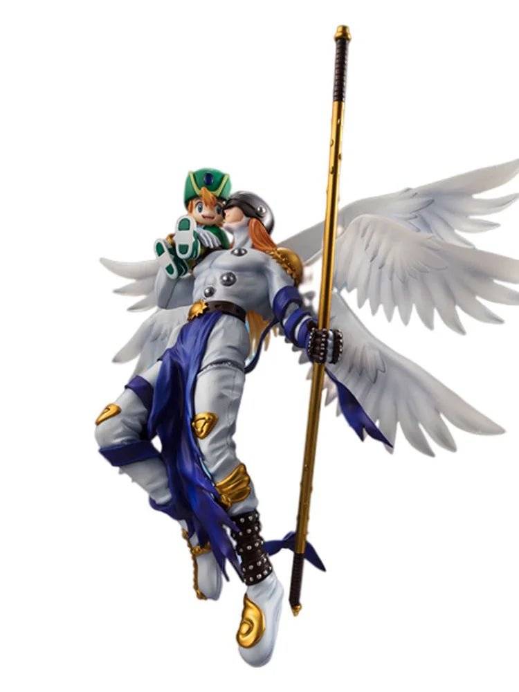 Figura Digital Monster - Angewomon y Magnaangemon con Luz | Figuras Anime Costa Rica, PVC, Modelo de Colección Bandai y Regalo - Tico Ofertas