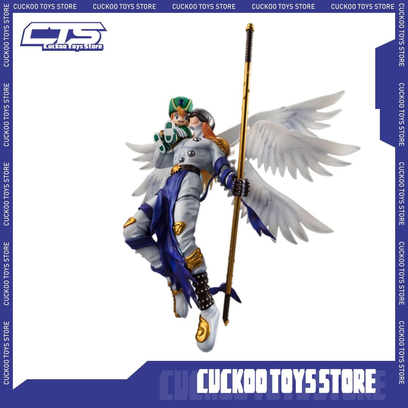 Figura Digital Monster - Angewomon y Magnaangemon con Luz | Figuras Anime Costa Rica, PVC, Modelo de Colección Bandai y Regalo - Tico Ofertas