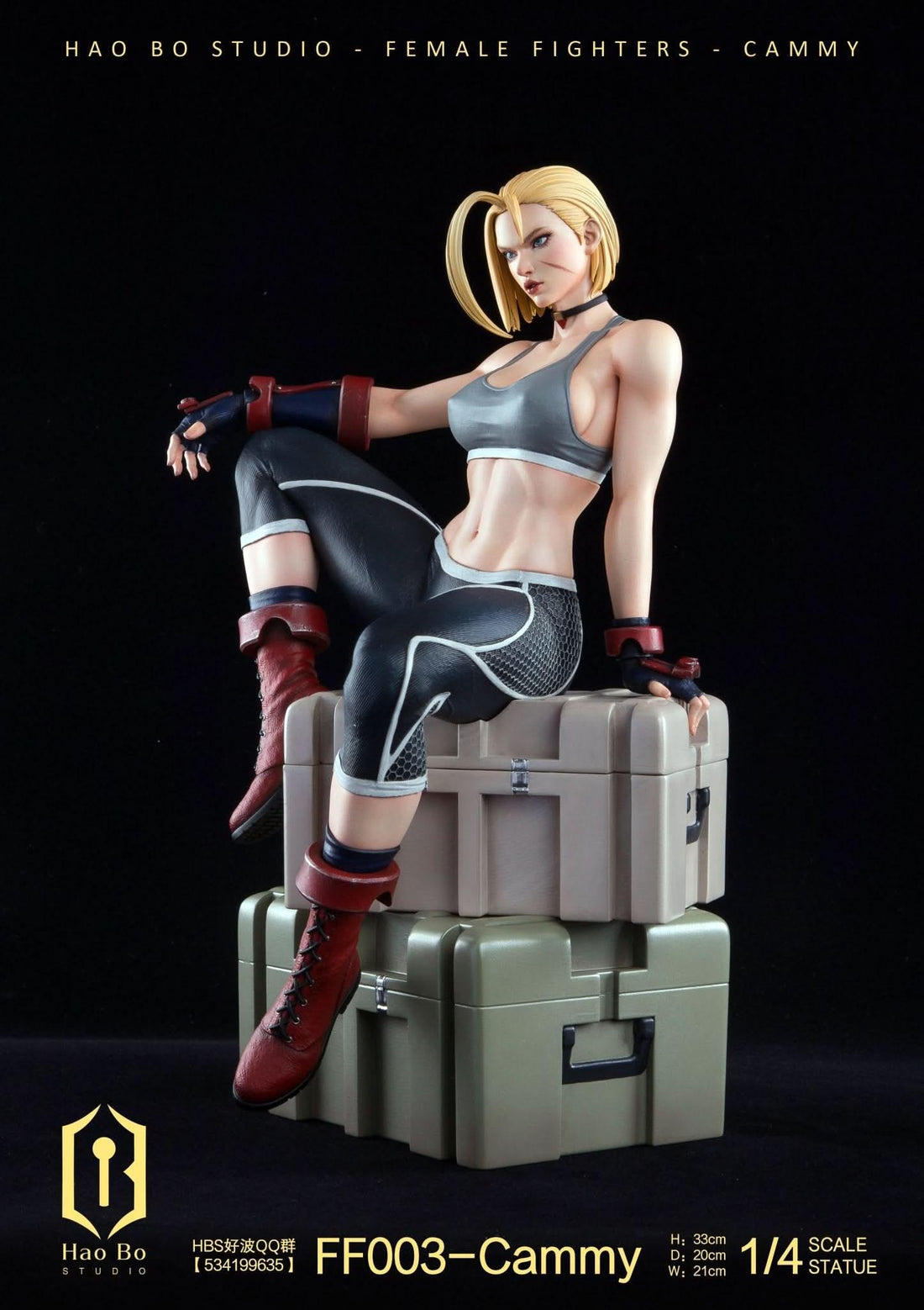 Figura HAO BO Studio - 1/4 Statue Female Fighter Series FF003 Cammy | Figuras Anime Costa Rica, TODO EN ANIME  | Tico ofertas