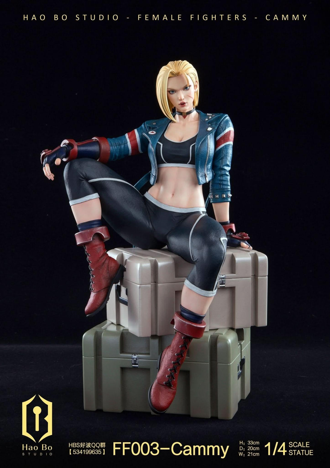 Figura HAO BO Studio - 1/4 Statue Female Fighter Series FF003 Cammy | Figuras Anime Costa Rica, TODO EN ANIME  | Tico ofertas