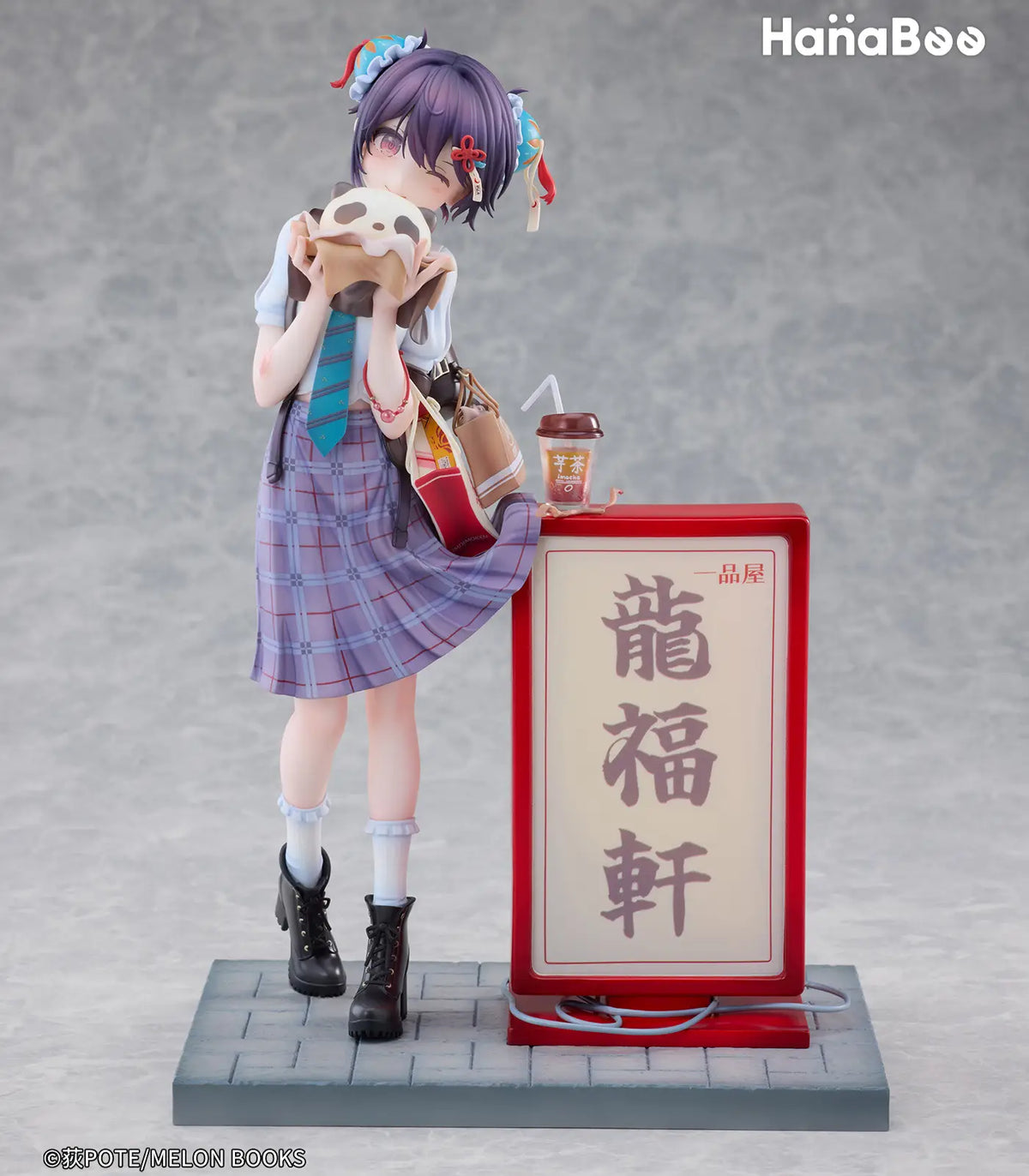 Figura de colección Estatuilla Panda Nikuman-chan | HanaBee