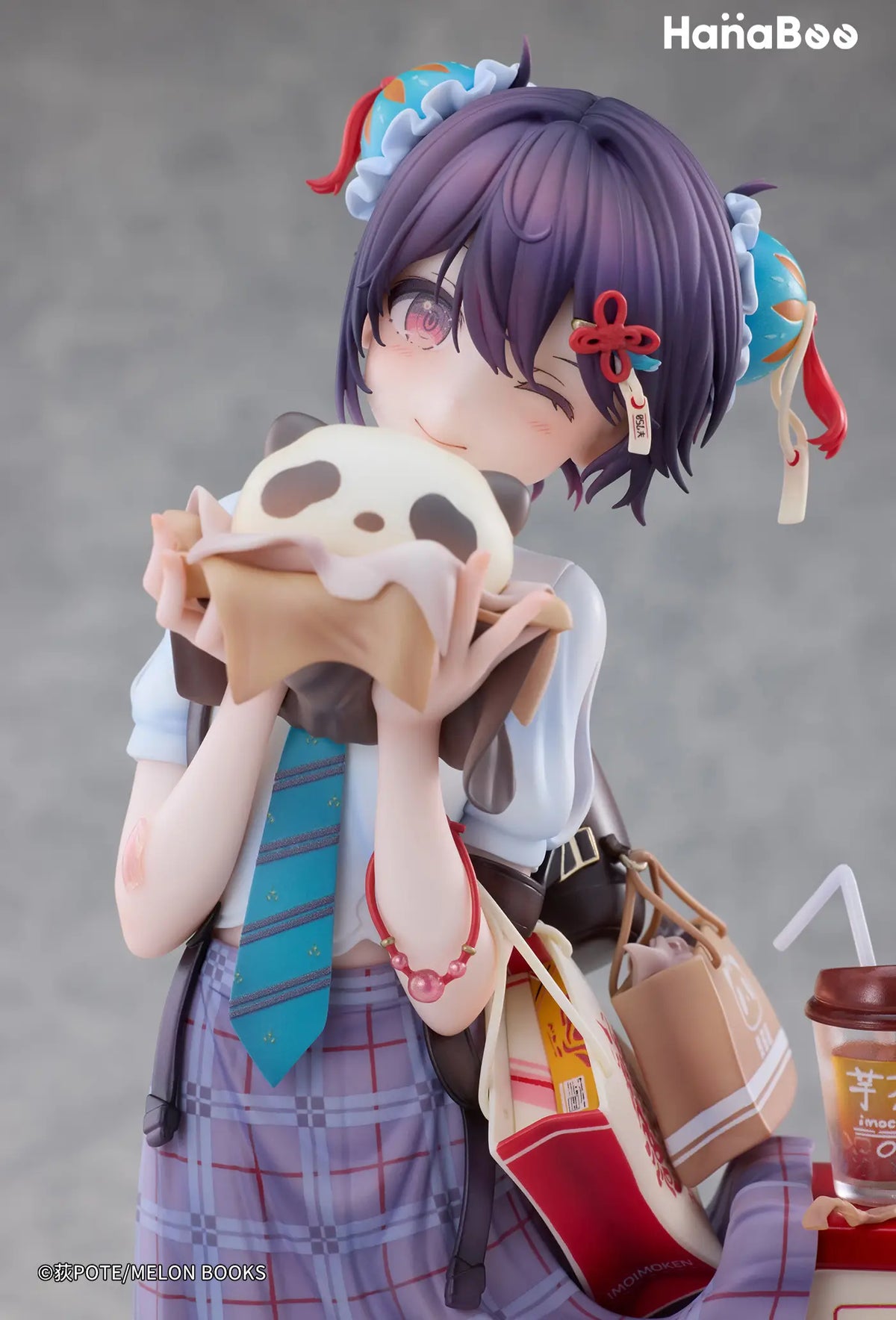 Figura de colección Estatuilla Panda Nikuman-chan | HanaBee