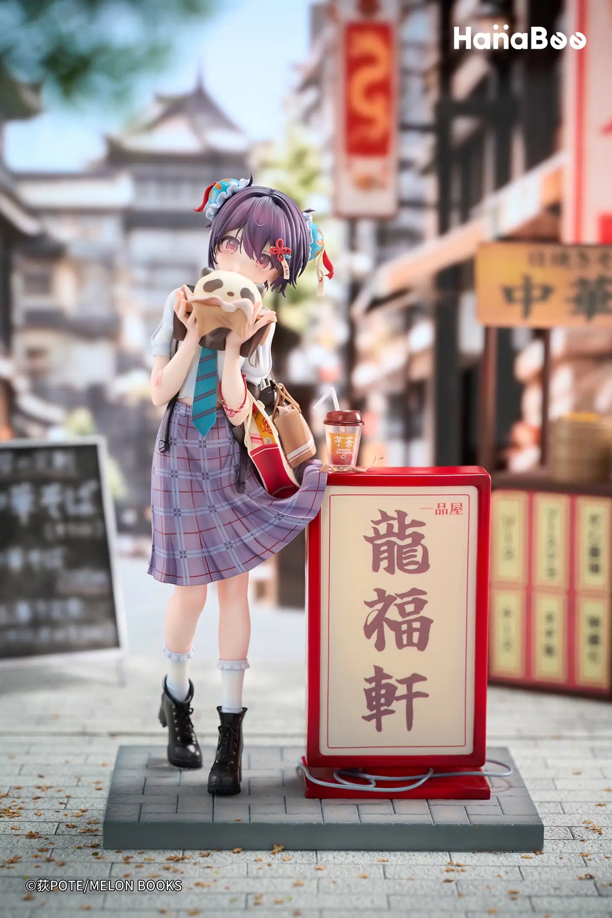 Figura de colección Estatuilla Panda Nikuman-chan | HanaBee