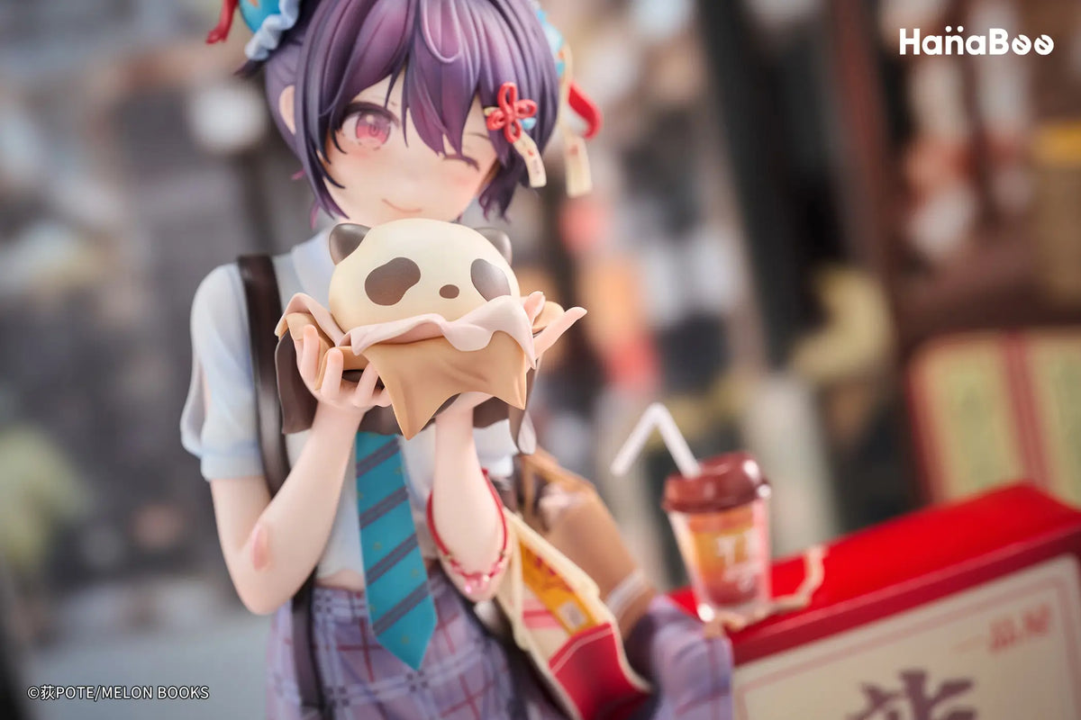 Figura de colección Estatuilla Panda Nikuman-chan | HanaBee