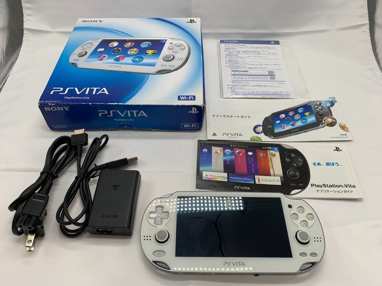 Gray PlayStation Vita PCH‑1000 ZA02 Crystal Blanco