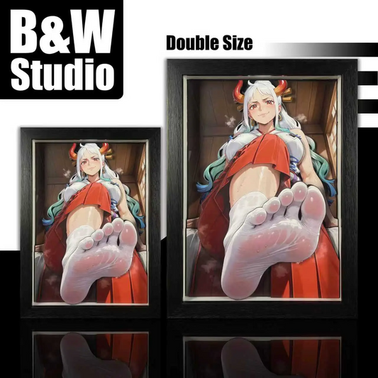 Tan 3D decorativa  One Piece | Yamato (Son of Kaido) | B&W Studio | 3D Decorative Painting | Tico Ofertas