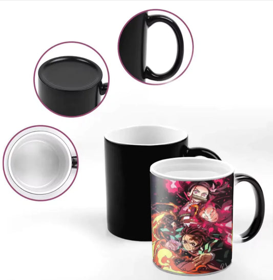 Tazas de Café Cambia de Color Demon Slayer - ¡Regalos Únicos para Fans! | Tienda Anime Costa Rica - Tico Ofertas