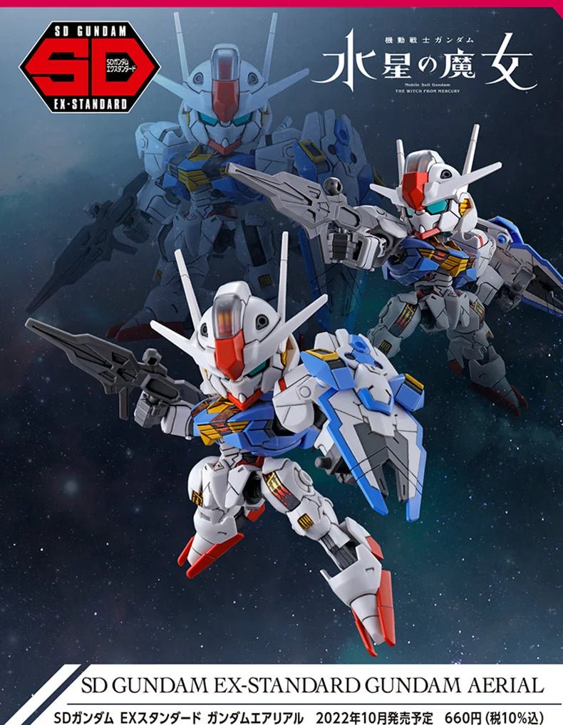 Kit de Modelo Plástico BANDAI SDEX Gundam: The Witch From Mercury XVX - 016 AERIAL | Figura de Acción de Montaje en Costa Rica - Tico Ofertas