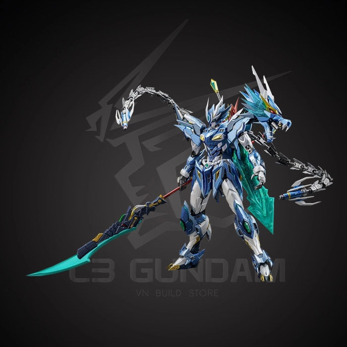 Estatuilla Robot Collectible | MN-Q03 Blue Green Dragon Ao Bing | Motor Nuclear | Tienda Anime Costa Rica | Tico Ofertas Motor Nuclear