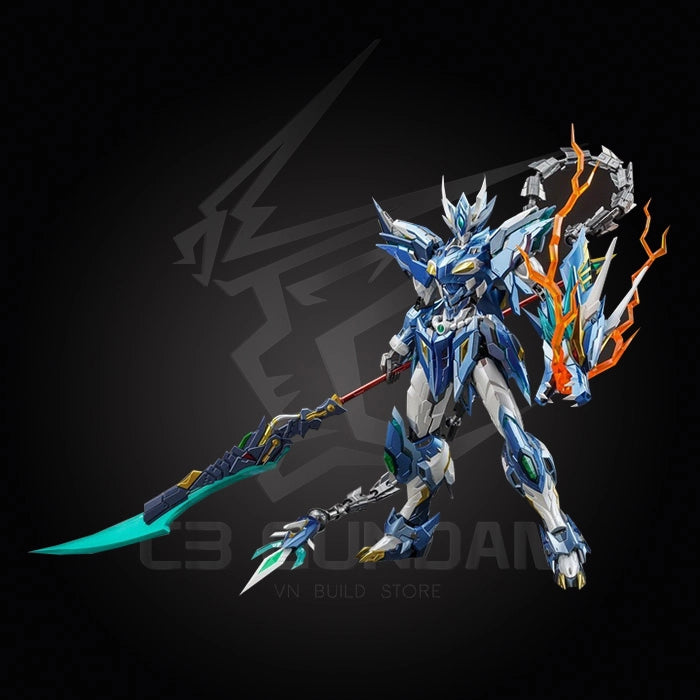 Estatuilla Robot Collectible | MN-Q03 Blue Green Dragon Ao Bing | Motor Nuclear | Tienda Anime Costa Rica | Tico Ofertas Motor Nuclear