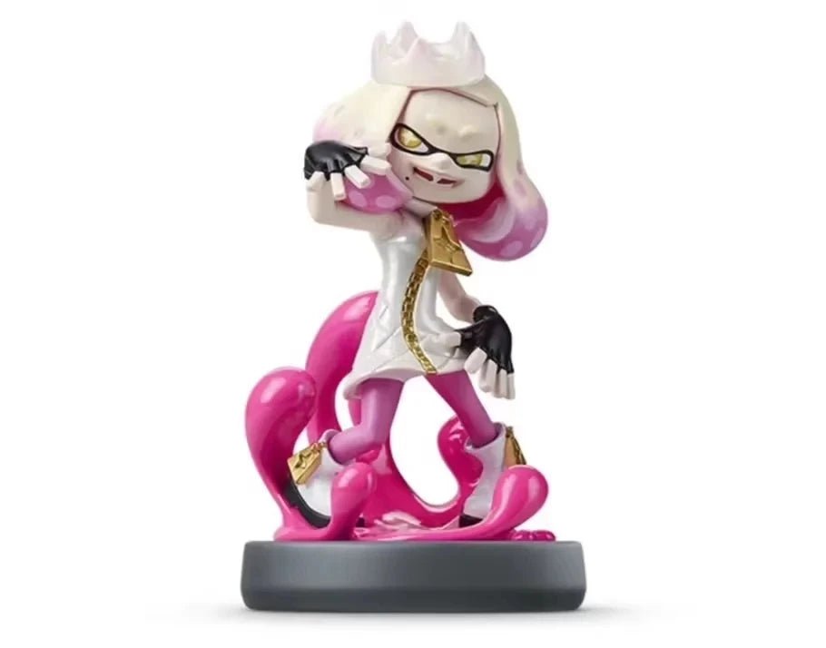 New 10cm Version Q Anime Game Splatoon Squid Niang Amiibo PVC Action Figure Collectible Model Toys Kid Gift - Tico Ofertas