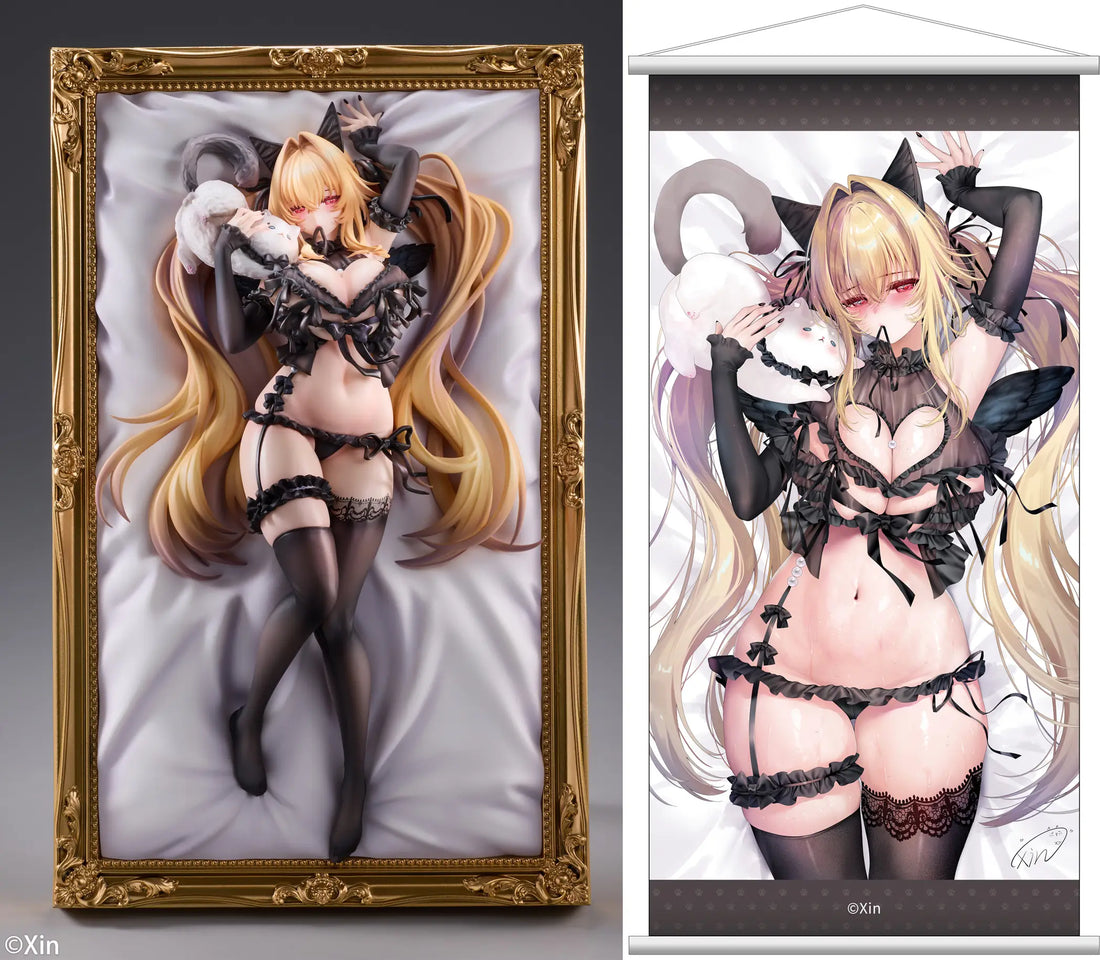 Estatuilla Stella – Versión Gata Negra | Novel Stella | Tienda Anime | Tico Ofertas