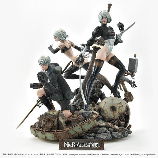 White Smoke Estatuilla Nier: Automata | Masterline 1/4 Deluxe | Square Enix | Tico Ofertas