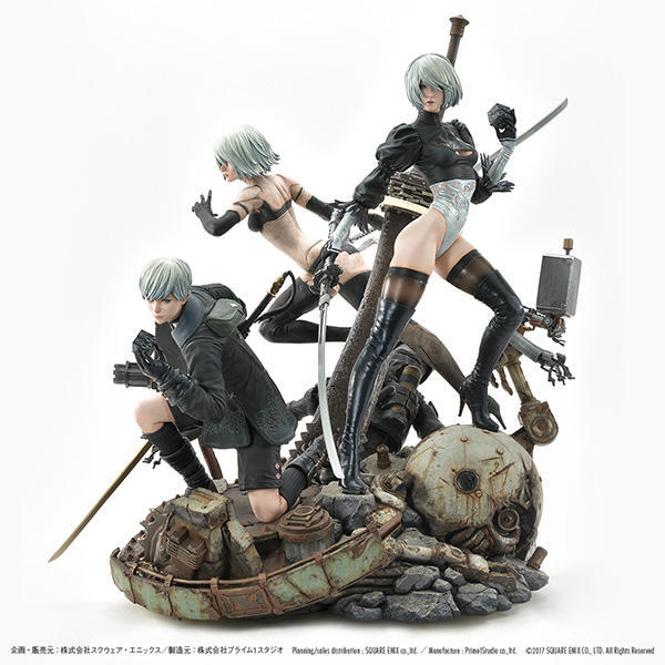 White Smoke Estatuilla Nier: Automata | Masterline 1/4 Deluxe | Square Enix | Tico Ofertas