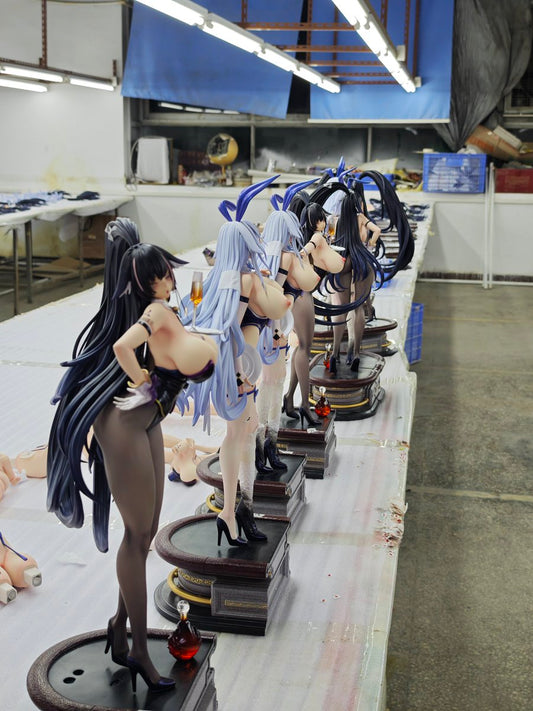 Dark Gray Estatuilla Azur Lane | Musashi & Shinano | ACY + Xpic Studio | Bunny 1/4 NSFW | Tico Ofertas