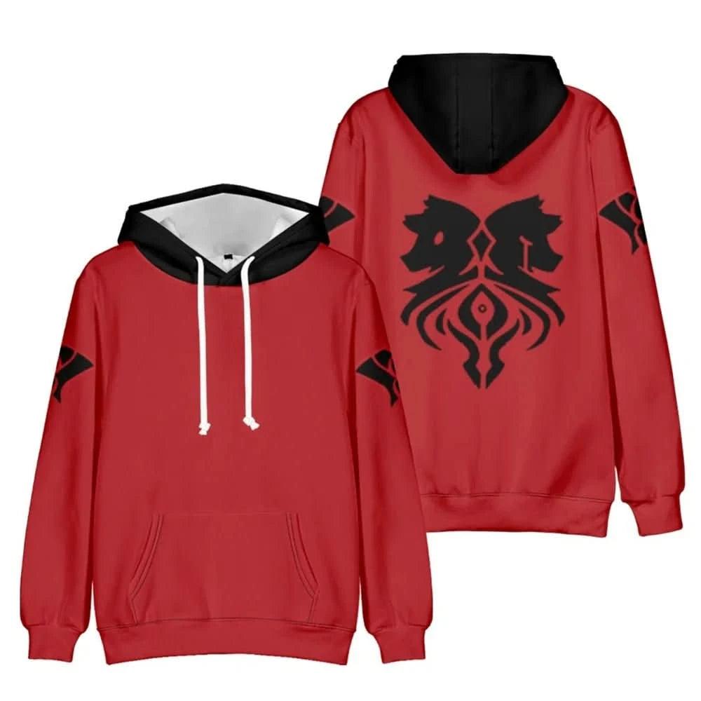 Sudadera con Capucha  Anime Aaron - Chaqueta Varsity con Cremallera | Figuras Anime Costa Rica, Ropa de Merchandising para Mujeres y Hombres, Sweater y Sweatshirts para Cosplay