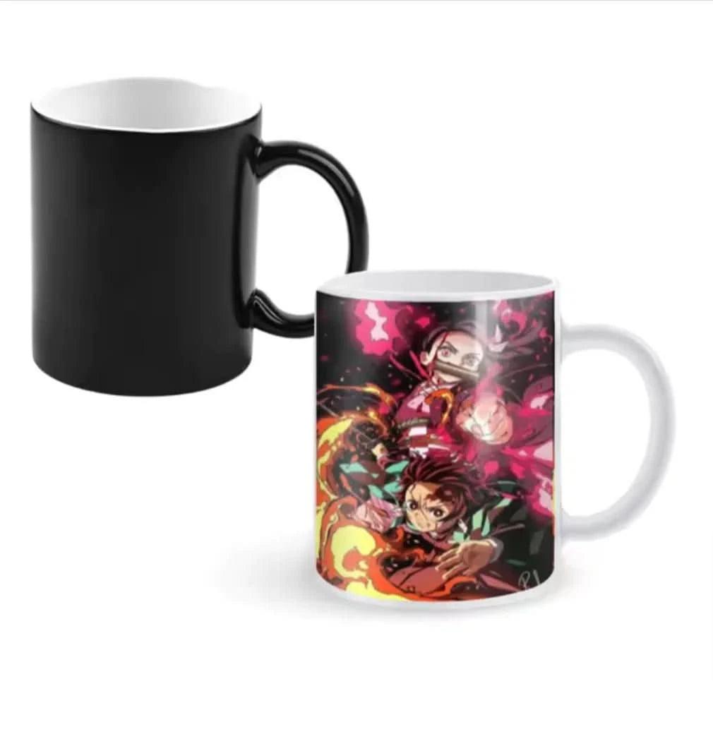 Tazas de Café Cambia de Color Demon Slayer - ¡Regalos Únicos para Fans! | Tienda Anime Costa Rica - Tico Ofertas - Tico Ofertas 