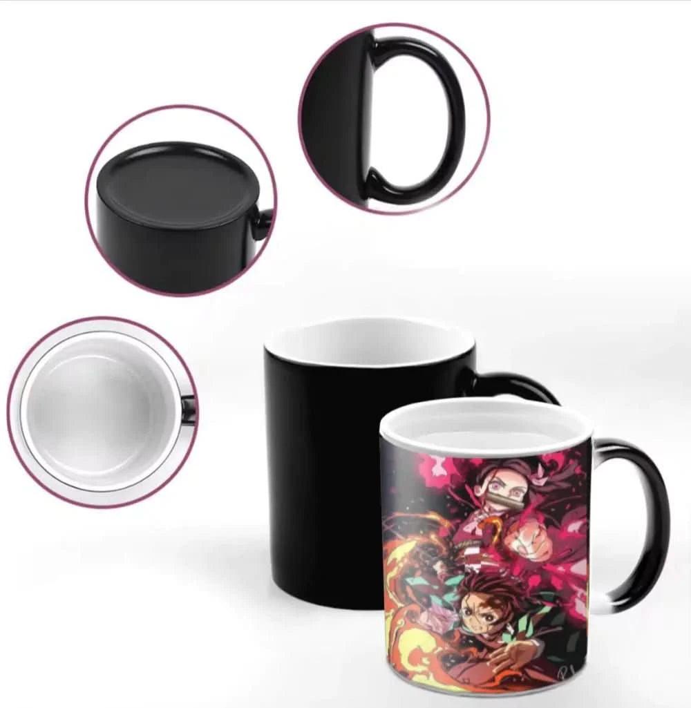 Tazas de Café Cambia de Color Demon Slayer - ¡Regalos Únicos para Fans! | Tienda Anime Costa Rica - Tico Ofertas - Tico Ofertas 
