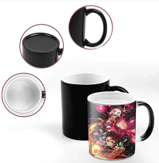 Tazas de Café Cambia de Color Demon Slayer - ¡Regalos Únicos para Fans! | Tienda Anime Costa Rica - Tico Ofertas - Tico Ofertas 